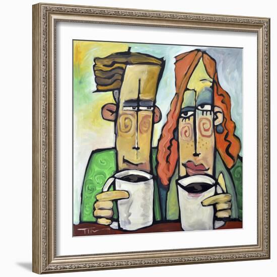 Coffee Date-Tim Nyberg-Framed Premium Giclee Print