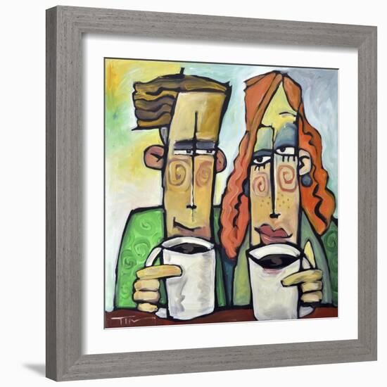 Coffee Date-Tim Nyberg-Framed Premium Giclee Print