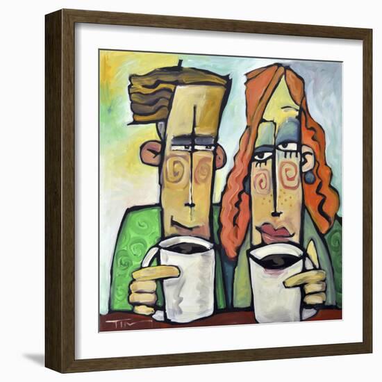 Coffee Date-Tim Nyberg-Framed Premium Giclee Print