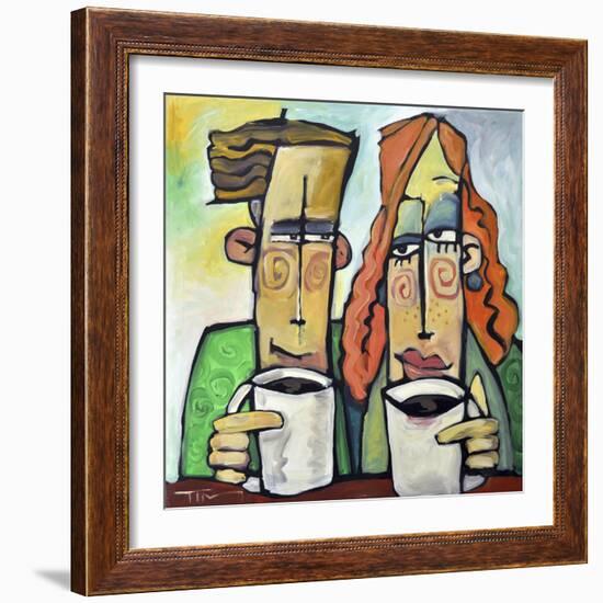 Coffee Date-Tim Nyberg-Framed Premium Giclee Print