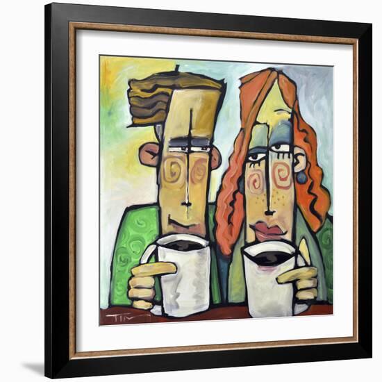 Coffee Date-Tim Nyberg-Framed Premium Giclee Print