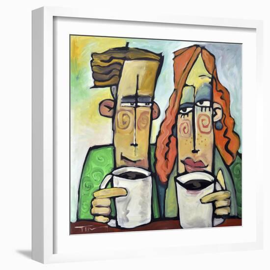 Coffee Date-Tim Nyberg-Framed Premium Giclee Print