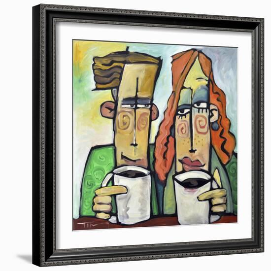 Coffee Date-Tim Nyberg-Framed Premium Giclee Print