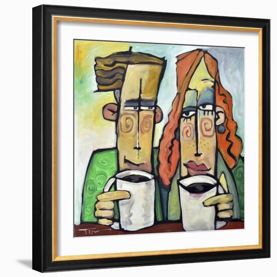 Coffee Date-Tim Nyberg-Framed Premium Giclee Print