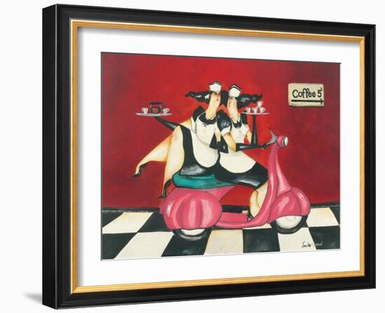 Coffee Delivery-Jennifer Garant-Framed Giclee Print