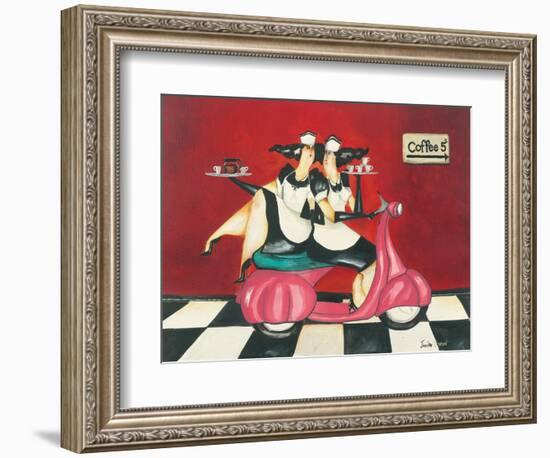 Coffee Delivery-Jennifer Garant-Framed Giclee Print