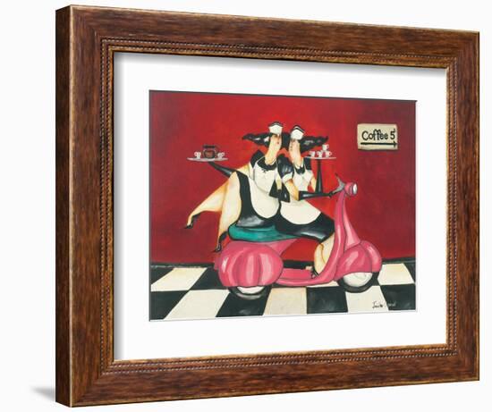 Coffee Delivery-Jennifer Garant-Framed Giclee Print