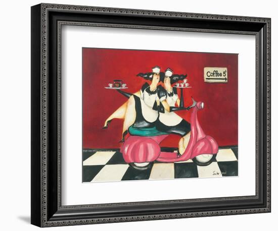 Coffee Delivery-Jennifer Garant-Framed Giclee Print