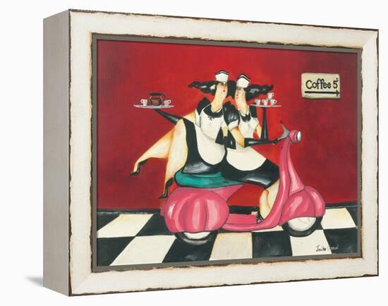 Coffee Delivery-Jennifer Garant-Framed Premier Image Canvas