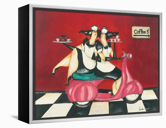 Coffee Delivery-Jennifer Garant-Framed Premier Image Canvas