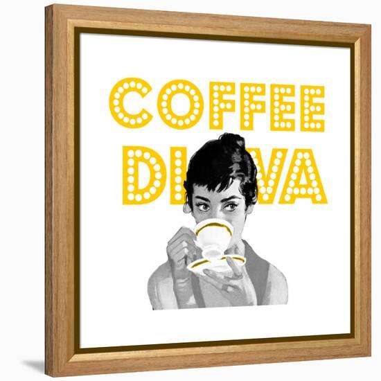 Coffee Diva-null-Framed Premier Image Canvas