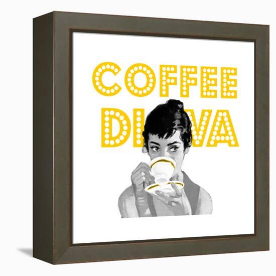 Coffee Diva-null-Framed Premier Image Canvas