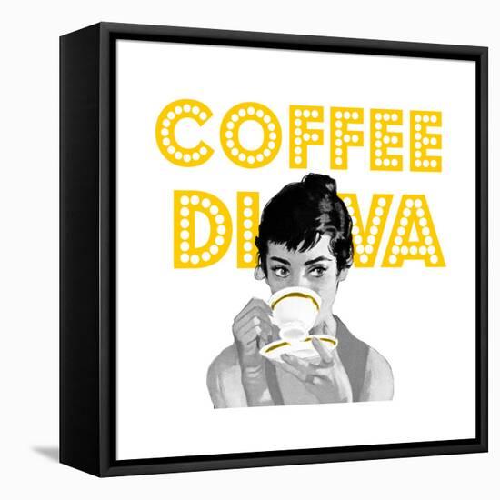 Coffee Diva-null-Framed Premier Image Canvas