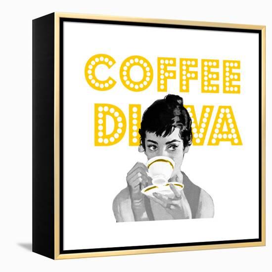 Coffee Diva-null-Framed Premier Image Canvas