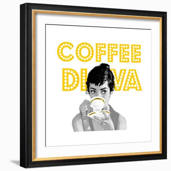 Coffee Diva-null-Framed Giclee Print