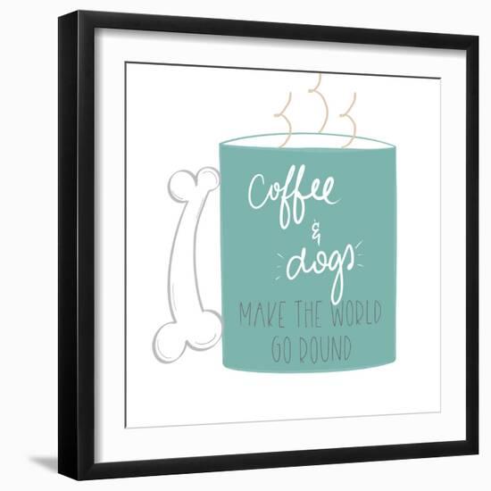 Coffee & Dogs-Emily Navas-Framed Photographic Print