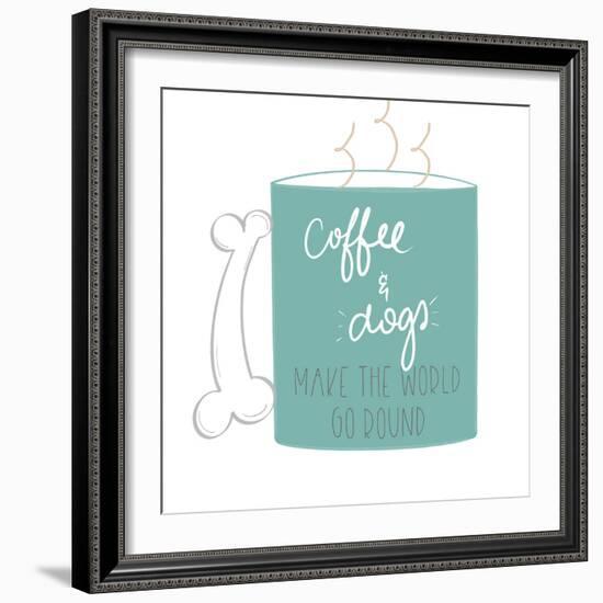 Coffee & Dogs-Emily Navas-Framed Photographic Print