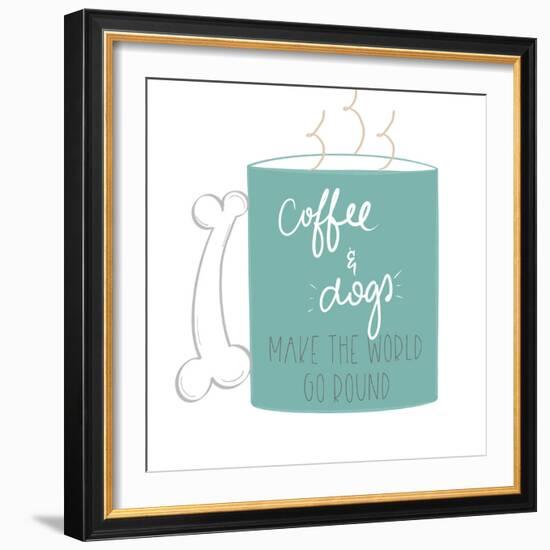 Coffee & Dogs-Emily Navas-Framed Photographic Print