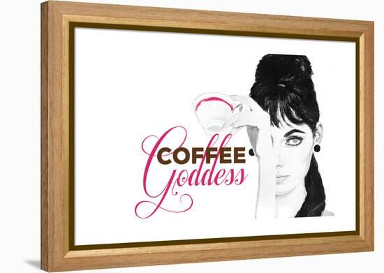 Coffee Goddess-null-Framed Premier Image Canvas