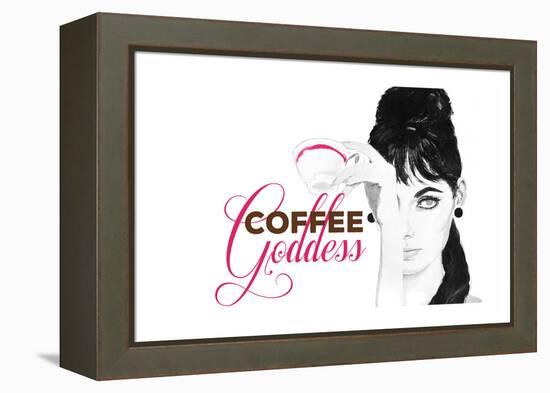Coffee Goddess-null-Framed Premier Image Canvas