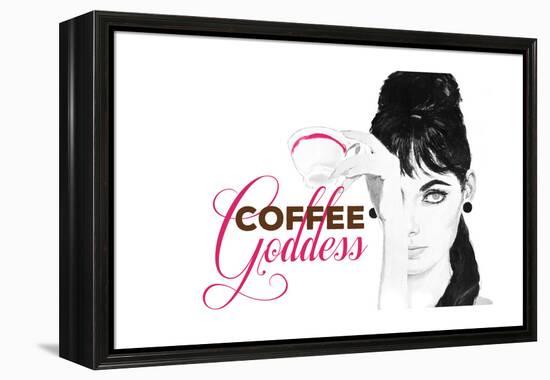 Coffee Goddess-null-Framed Premier Image Canvas