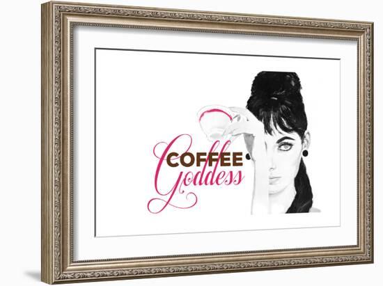 Coffee Goddess-null-Framed Giclee Print