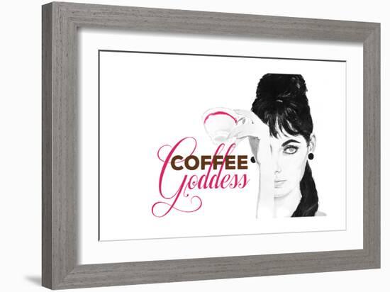 Coffee Goddess-null-Framed Giclee Print