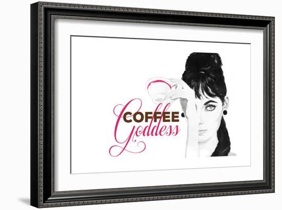 Coffee Goddess-null-Framed Giclee Print