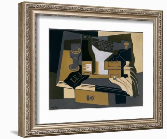 Coffee Grinder, 1920-Juan Gris-Framed Giclee Print