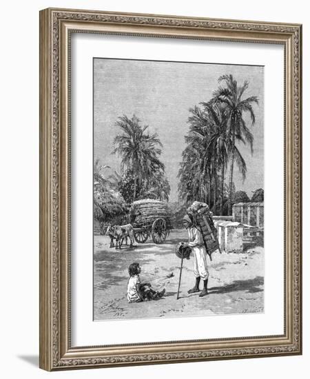 Coffee, Guatemala, Village-J. Hellawells-Framed Art Print