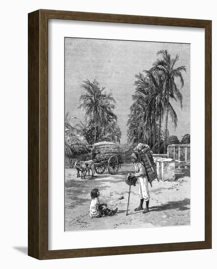 Coffee, Guatemala, Village-J. Hellawells-Framed Art Print