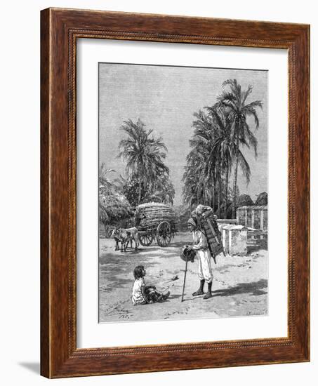 Coffee, Guatemala, Village-J. Hellawells-Framed Art Print