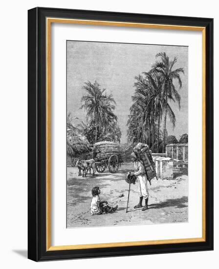 Coffee, Guatemala, Village-J. Hellawells-Framed Art Print