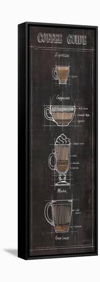 Coffee Guide Panel I-Janelle Penner-Framed Stretched Canvas