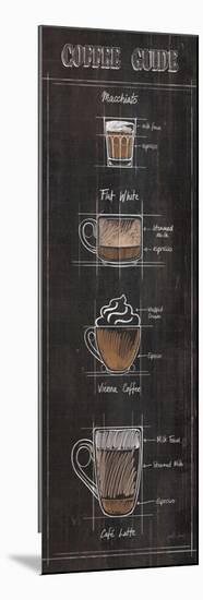 Coffee Guide Panel II-Janelle Penner-Mounted Art Print