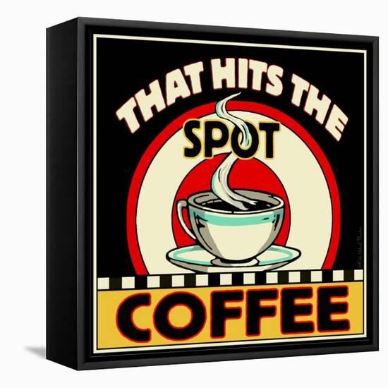 Coffee Hits the Spot-Kate Ward Thacker-Framed Premier Image Canvas