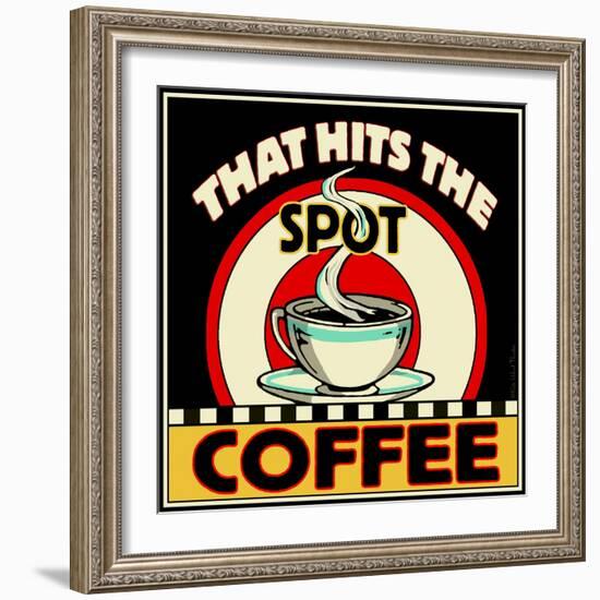 Coffee Hits the Spot-Kate Ward Thacker-Framed Giclee Print