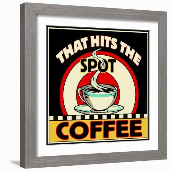 Coffee Hits the Spot-Kate Ward Thacker-Framed Giclee Print