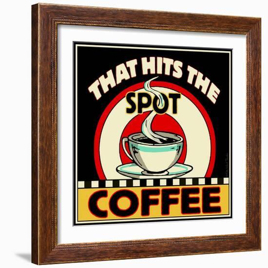 Coffee Hits the Spot-Kate Ward Thacker-Framed Giclee Print