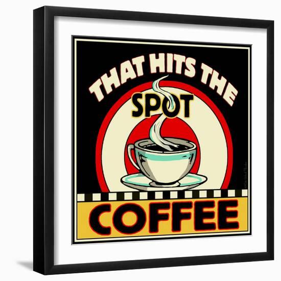 Coffee Hits the Spot-Kate Ward Thacker-Framed Giclee Print