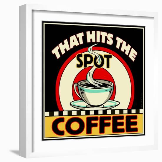 Coffee Hits the Spot-Kate Ward Thacker-Framed Giclee Print