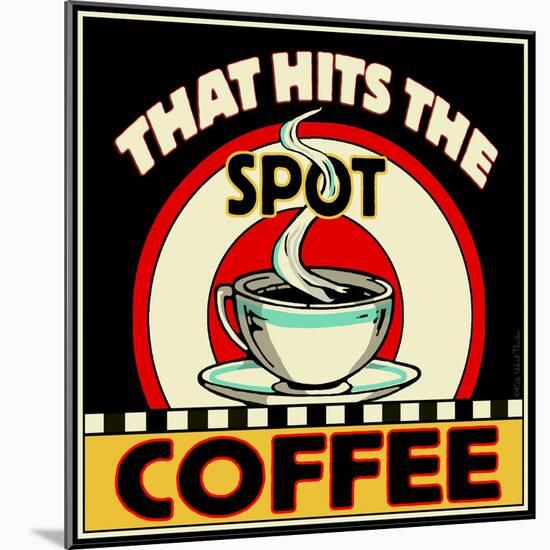 Coffee Hits the Spot-Kate Ward Thacker-Mounted Giclee Print