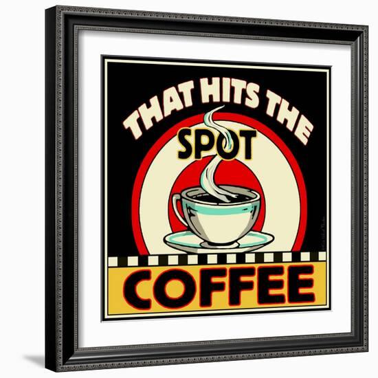 Coffee Hits the Spot-Kate Ward Thacker-Framed Giclee Print