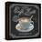 Coffee House Caffe Latte-Chad Barrett-Framed Stretched Canvas