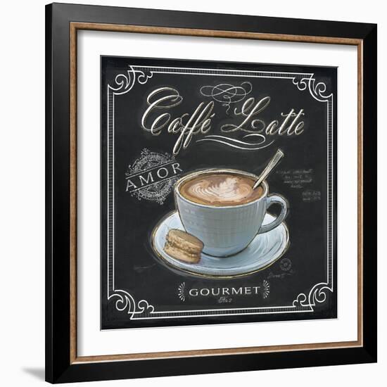 Coffee House Caffe Latte-Chad Barrett-Framed Art Print