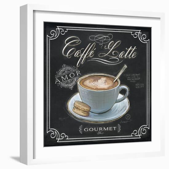 Coffee House Caffe Latte-Chad Barrett-Framed Art Print