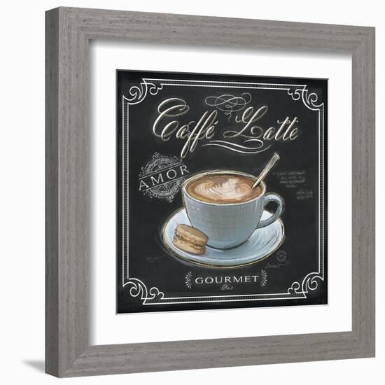 Coffee House Caffe Latte-Chad Barrett-Framed Art Print