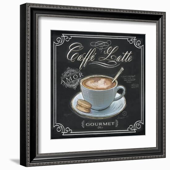 Coffee House Caffe Latte-Chad Barrett-Framed Art Print