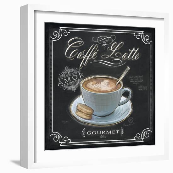 Coffee House Caffe Latte-Chad Barrett-Framed Art Print