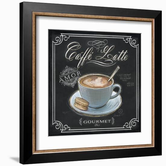 Coffee House Caffe Latte-Chad Barrett-Framed Art Print